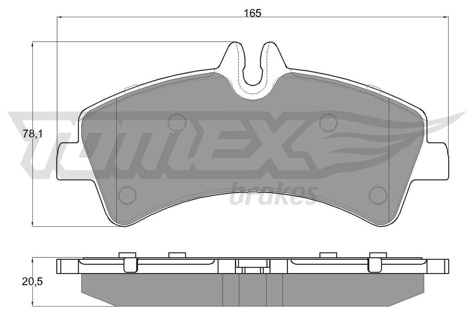 TOMEX Brakes TX 14-26 Sada...